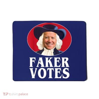 Faker Votes Funny Joe Biden Election Mousepad