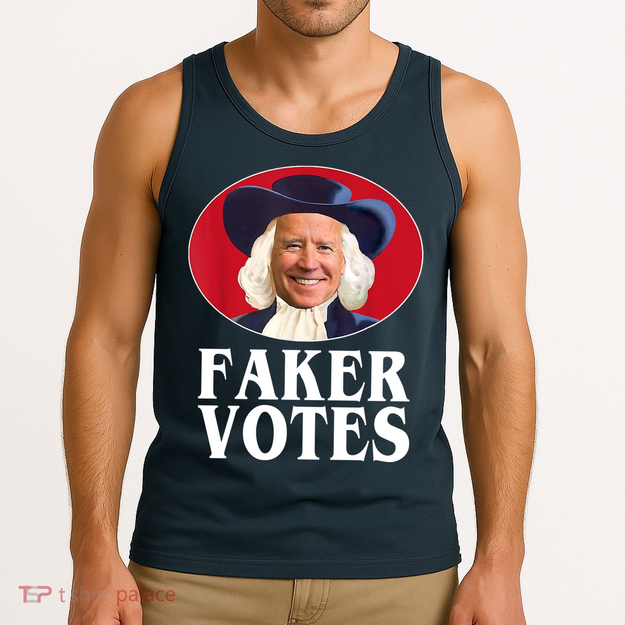 Faker Votes Funny Joe Biden Election Tank Top