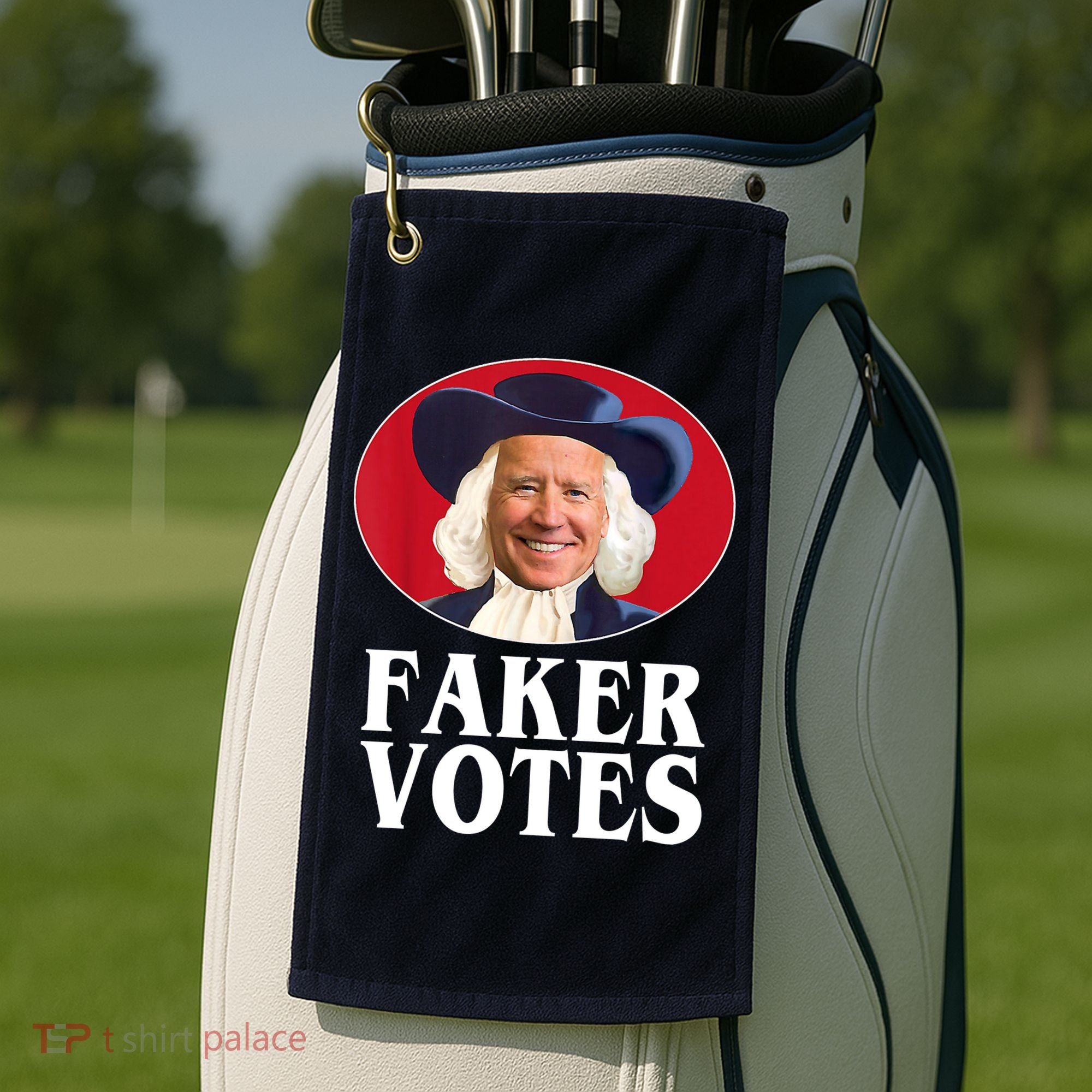 Faker Votes Funny Joe Biden Election Golf Towel