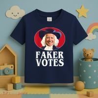Faker Votes Funny Joe Biden Election Toddler T-Shirt thumb 3