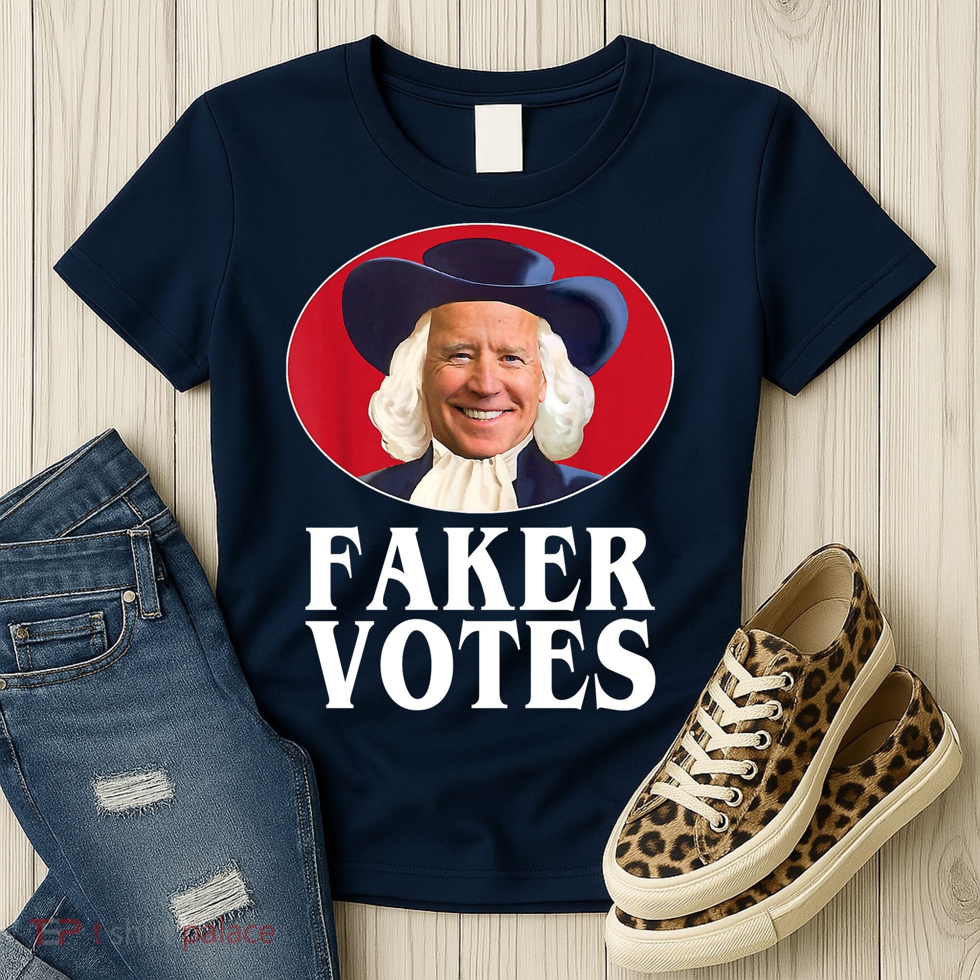 Faker Votes Funny Joe Biden Election Women's T-Shirt