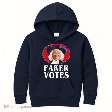 Faker Votes Funny Joe Biden Election Kids Hoodie