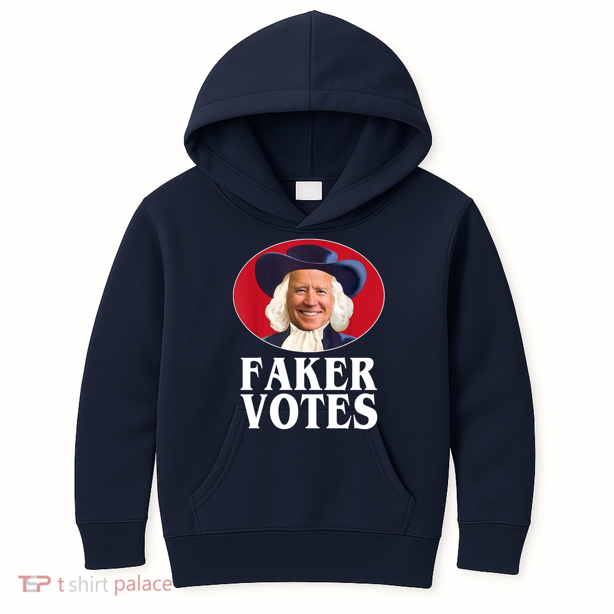 Faker Votes Funny Joe Biden Election Kids Hoodie