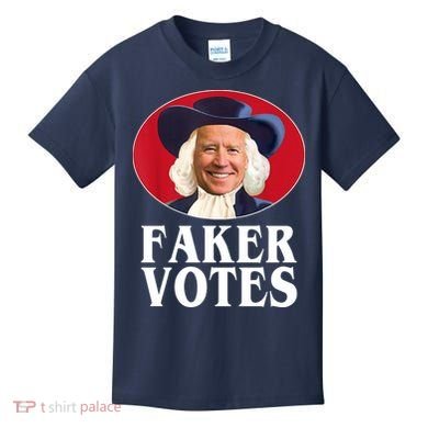 Faker Votes Funny Joe Biden Election Kids T-Shirt