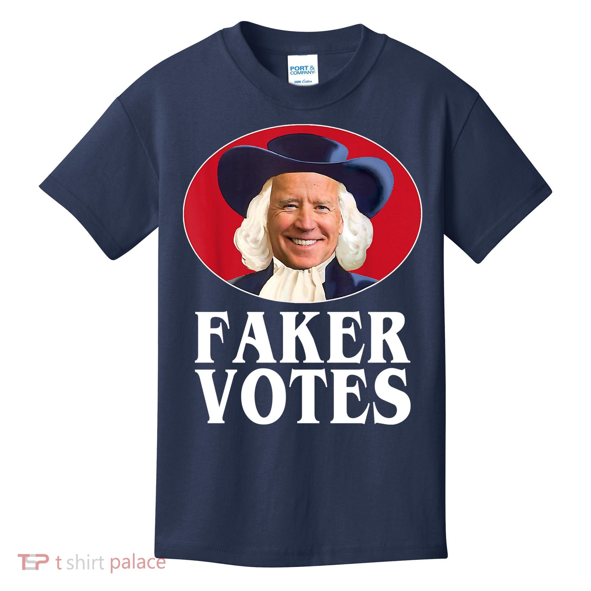 Faker Votes Funny Joe Biden Election Kids T-Shirt