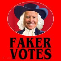 Faker Votes Funny Joe Biden Election Santa Hat thumb 1