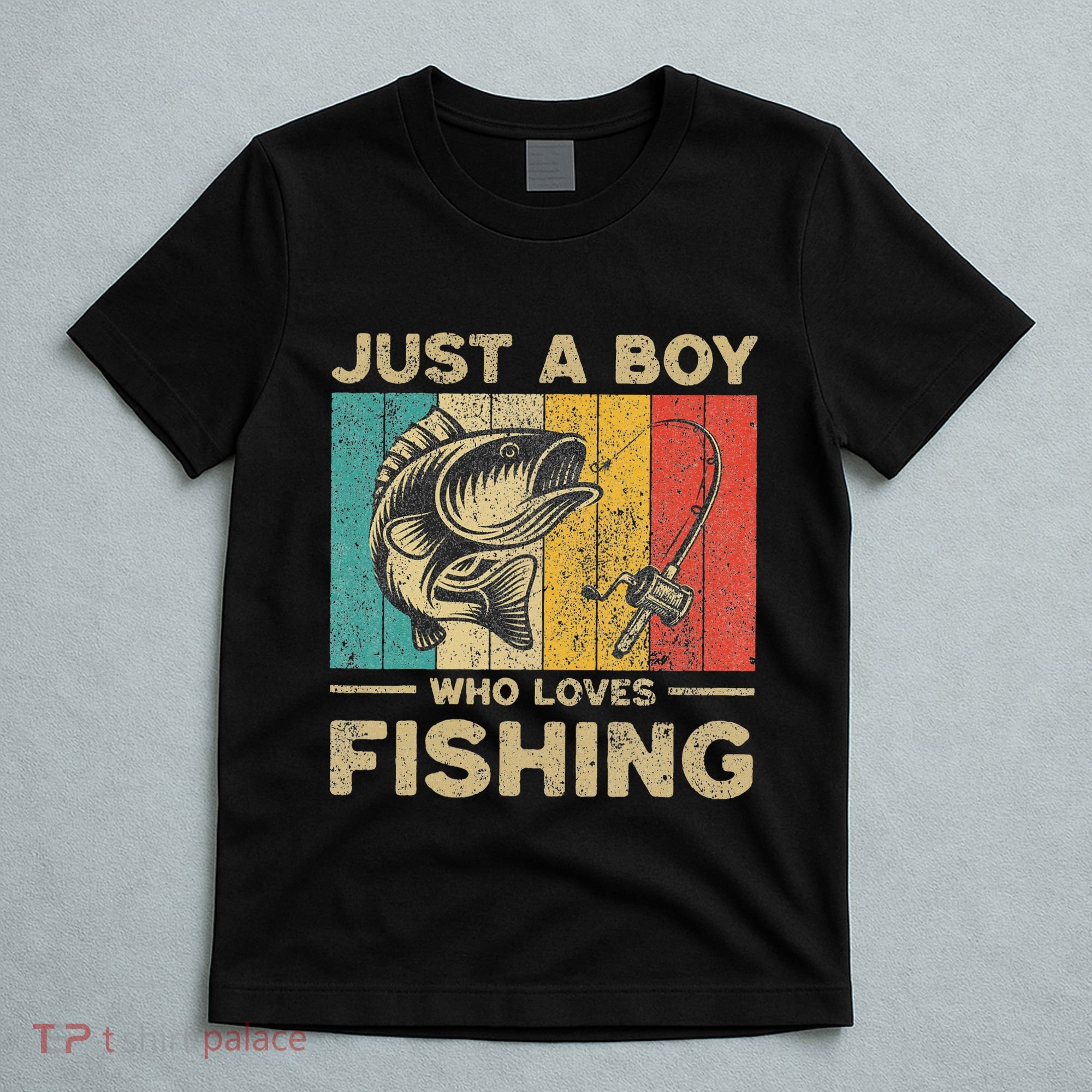 Funny Vintage Fishing Jokes Fisherman Bass Fish T-Shirt