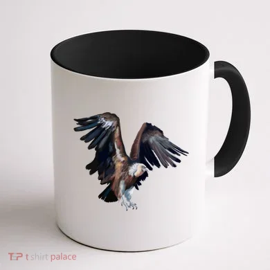 Flying Vulture Coffee Mug back