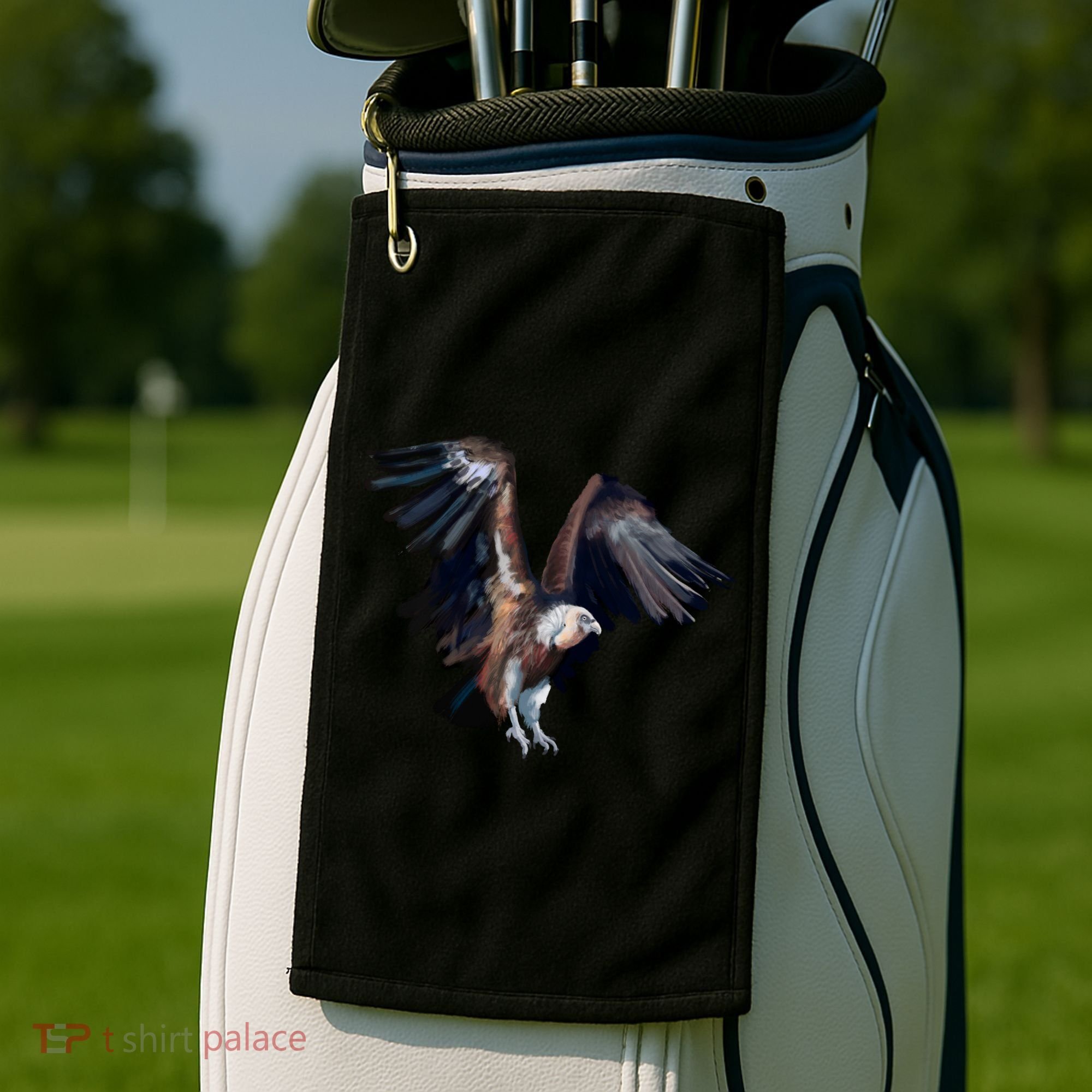 Flying Vulture Golf Towel