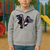Flying Vulture Kids Hoodie thumb 2