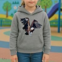 Flying Vulture Kids Hoodie thumb 3