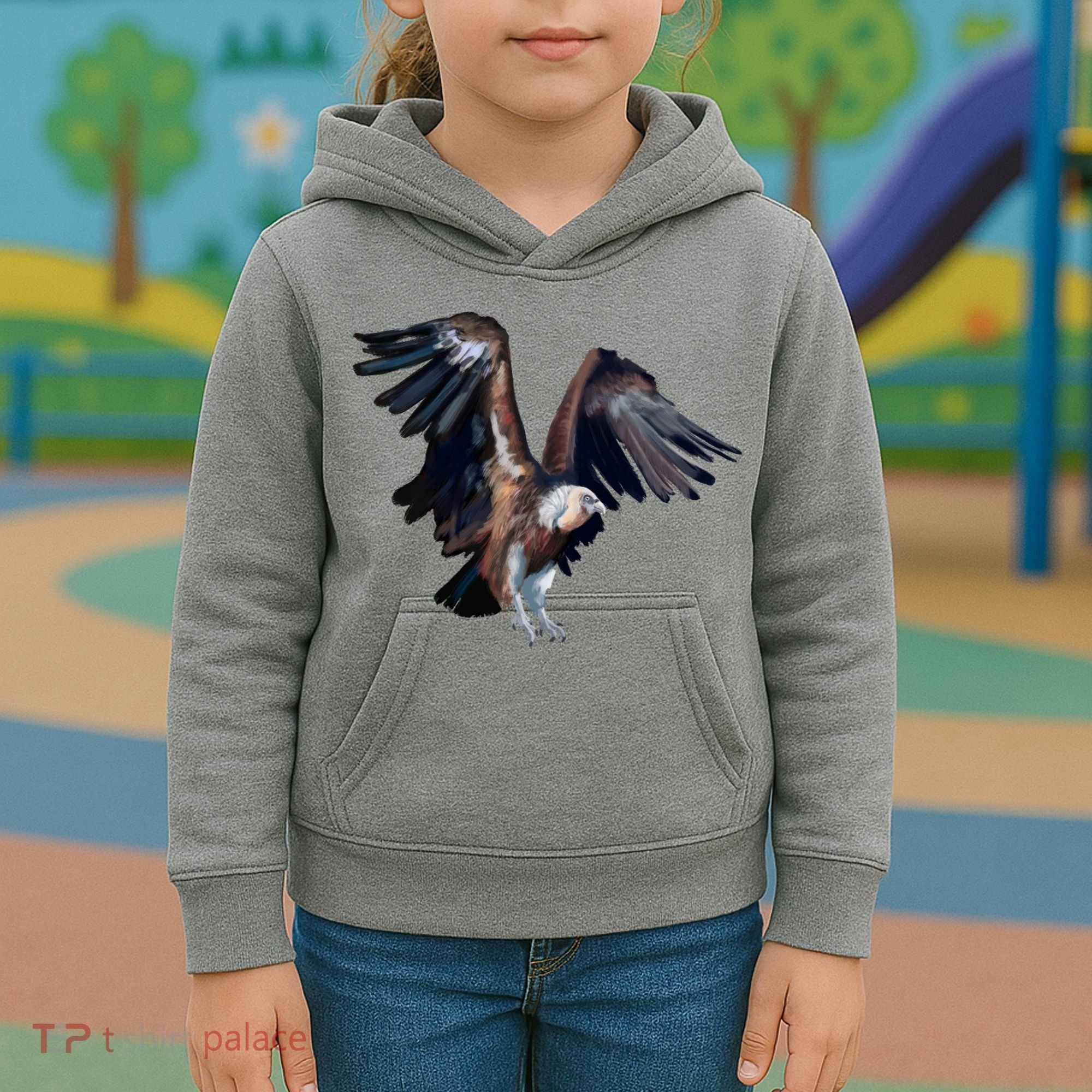 Flying Vulture Kids Hoodie