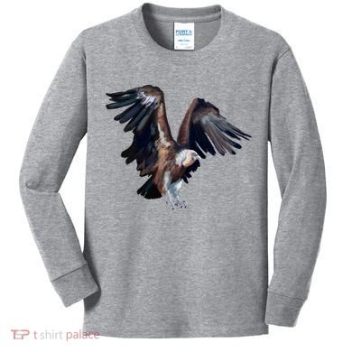 Flying Vulture Kids Long Sleeve Shirt