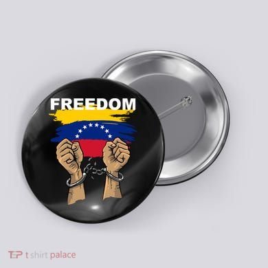 Freedom Venezuela Button