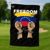 Freedom Venezuela Golf Towel thumb 1