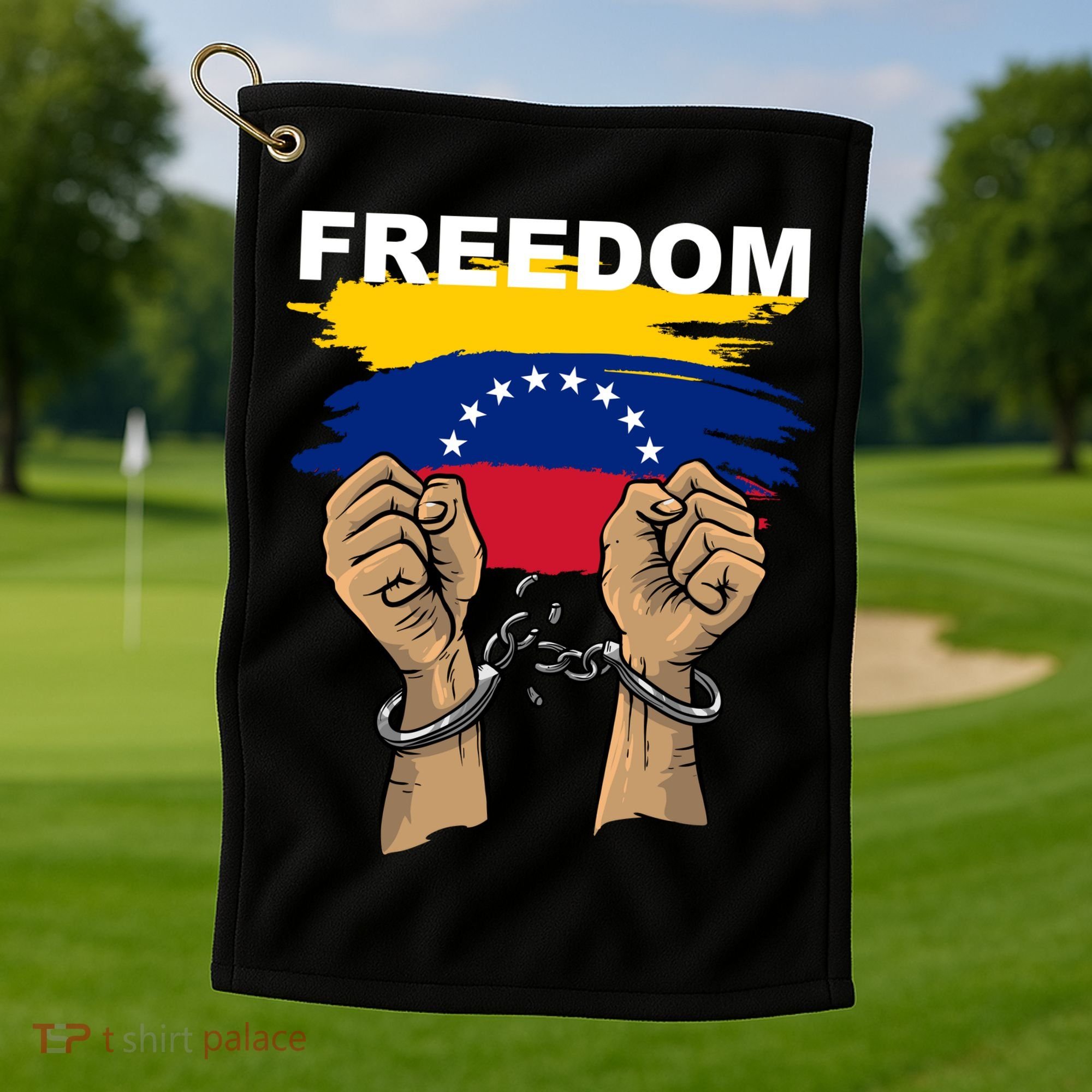 Freedom Venezuela Golf Towel