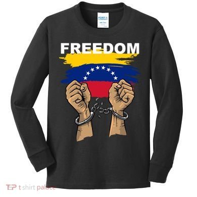 Freedom Venezuela Kids Long Sleeve Shirt