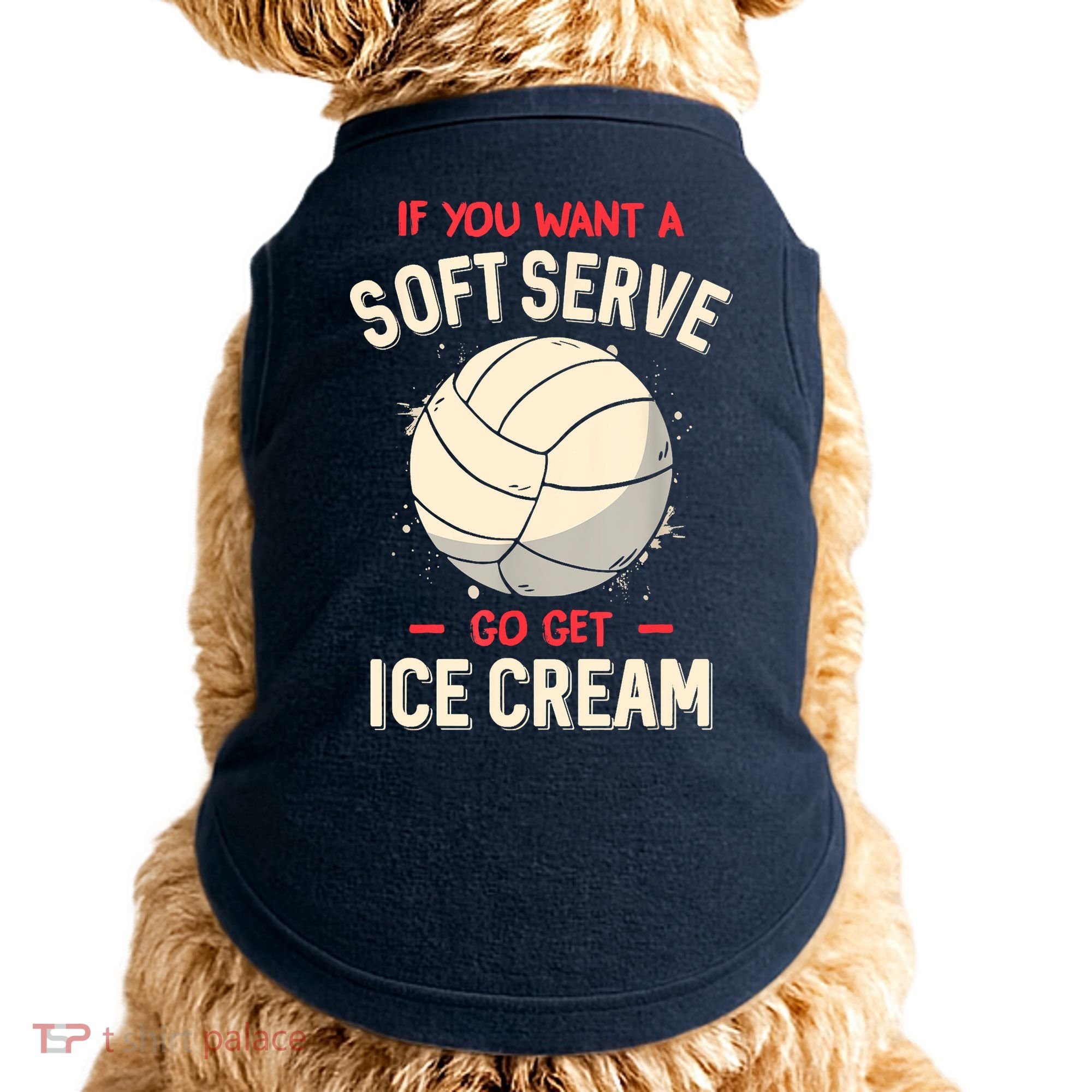 Funny Volleyball Doggie Tank