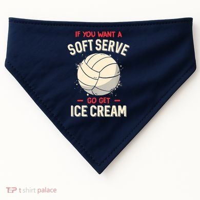 Funny Volleyball USA-Made Doggie Bandana