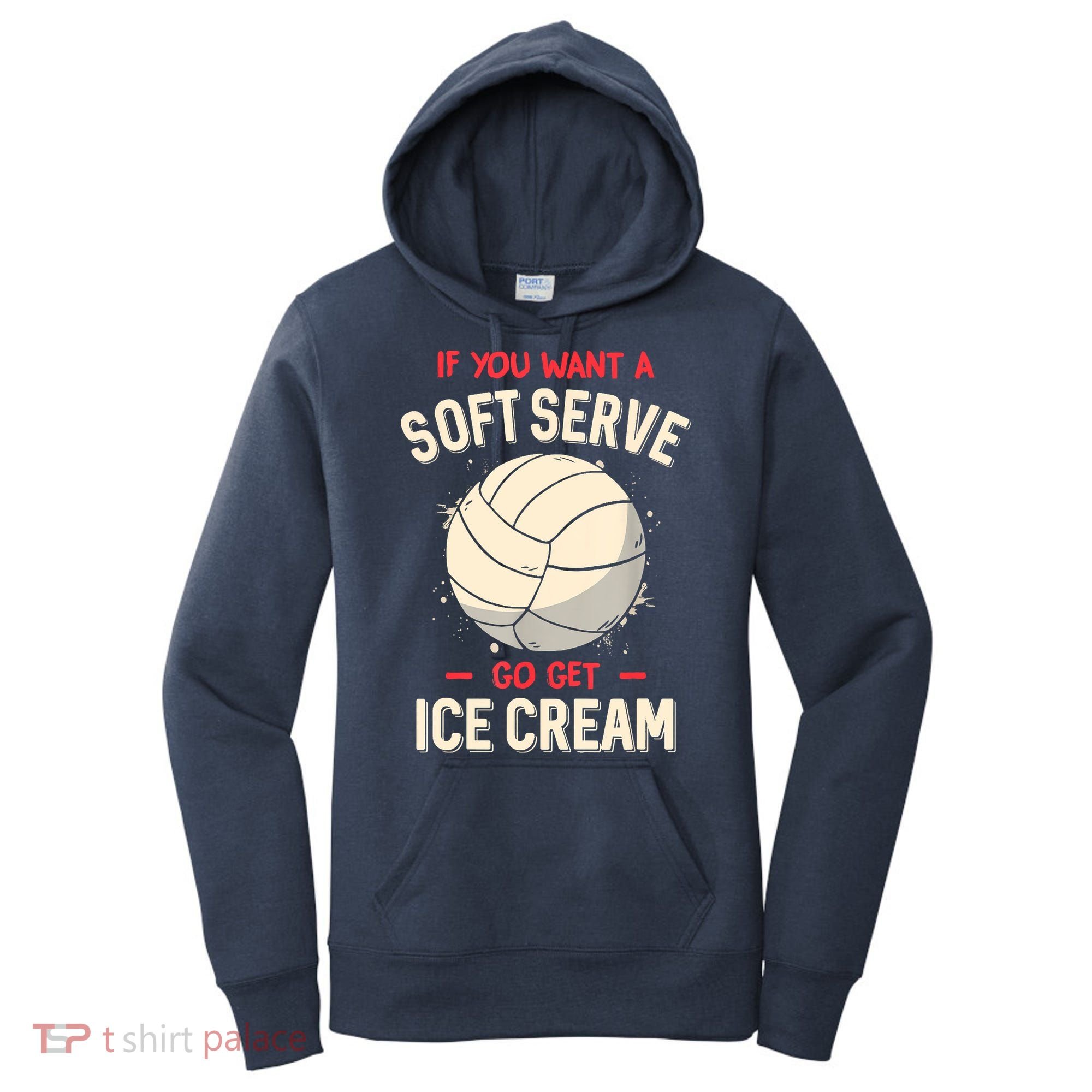Funny Volleyball Women's Hoodie