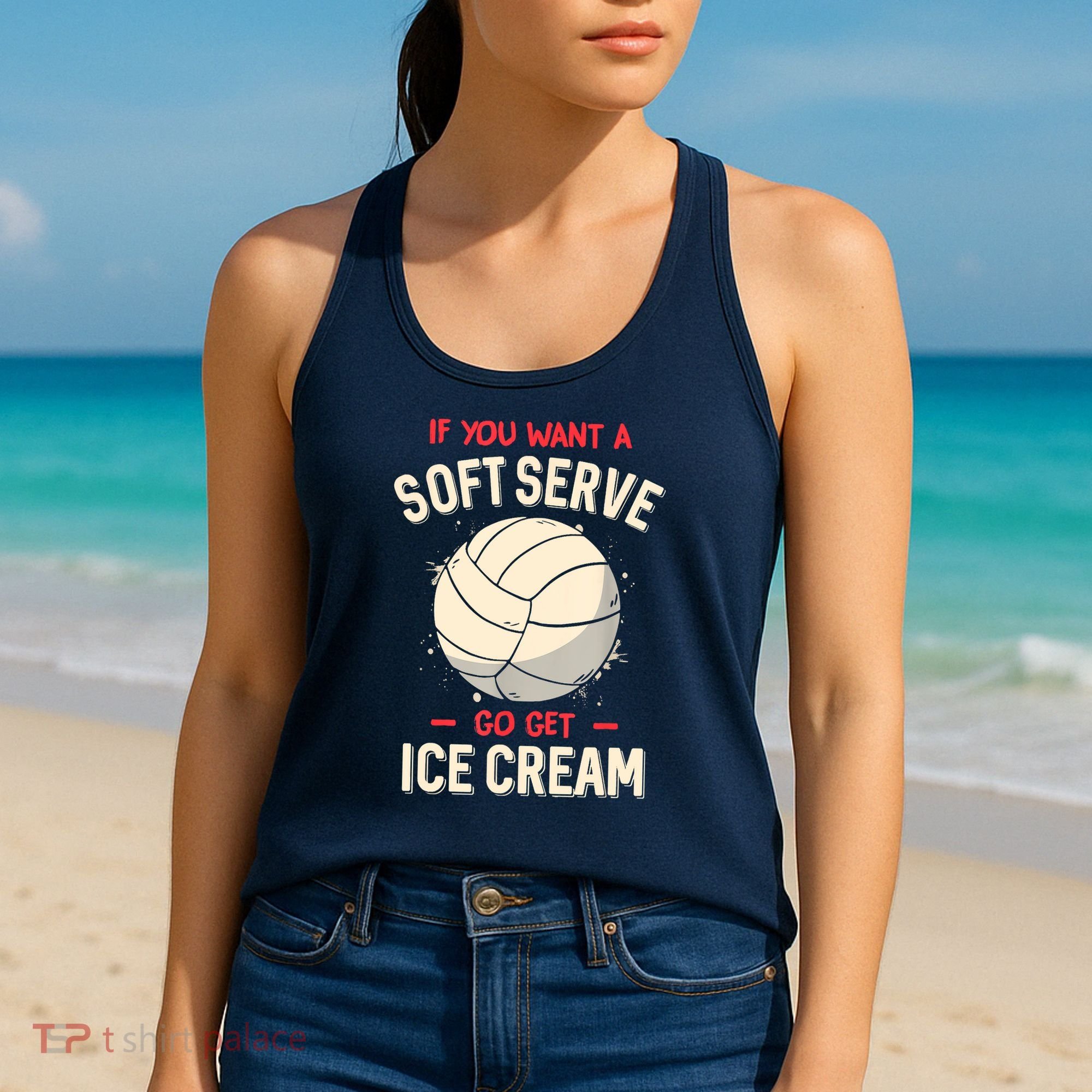 Funny Volleyball Women's Tank Top