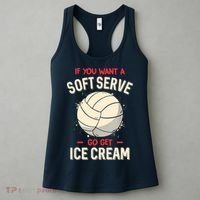 Funny Volleyball Women's Tank Top thumb 3