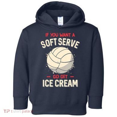 Funny Volleyball Toddler Hoodie