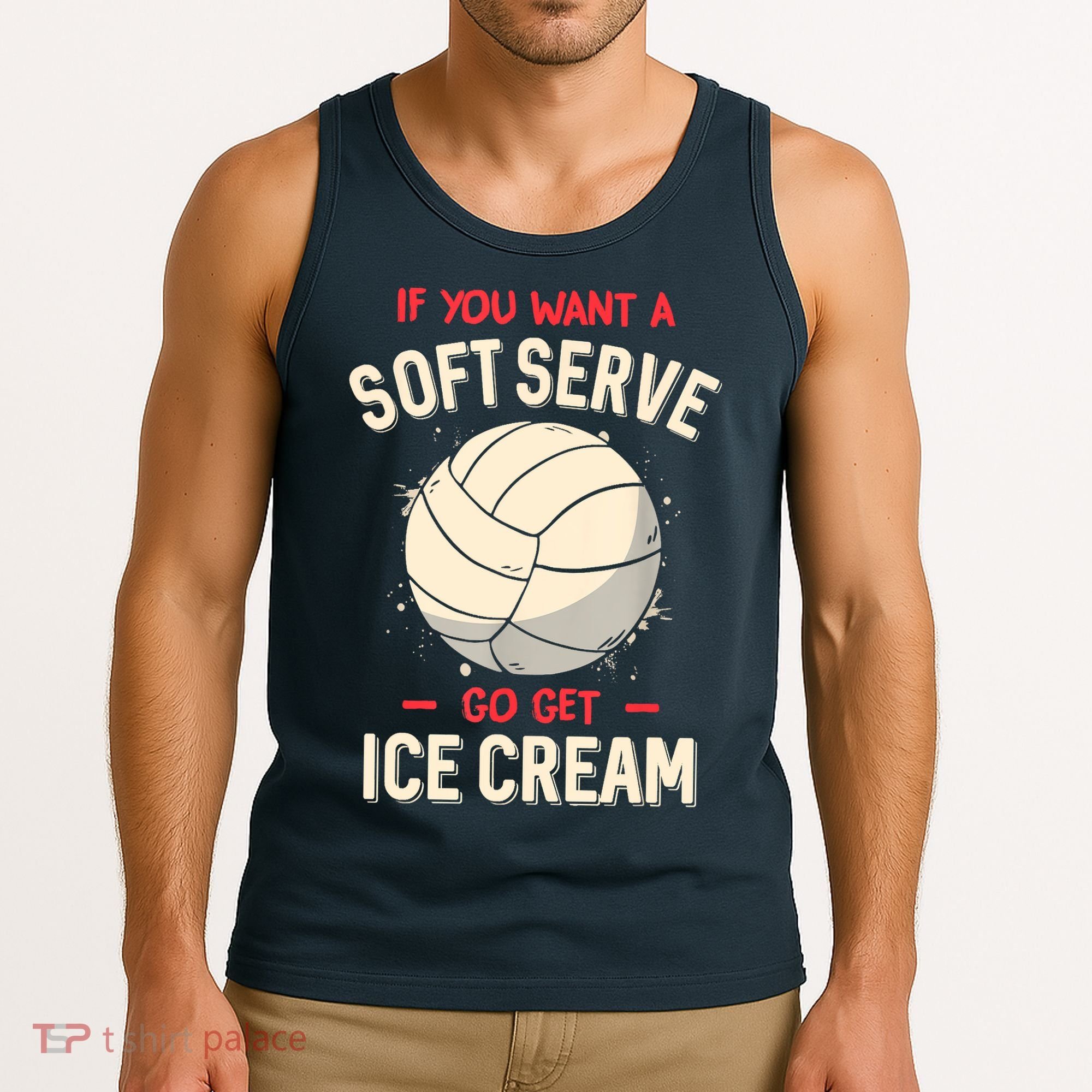 Funny Volleyball Tank Top