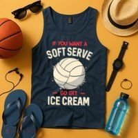 Funny Volleyball Tank Top thumb 4