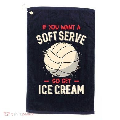Funny Volleyball Golf Towel