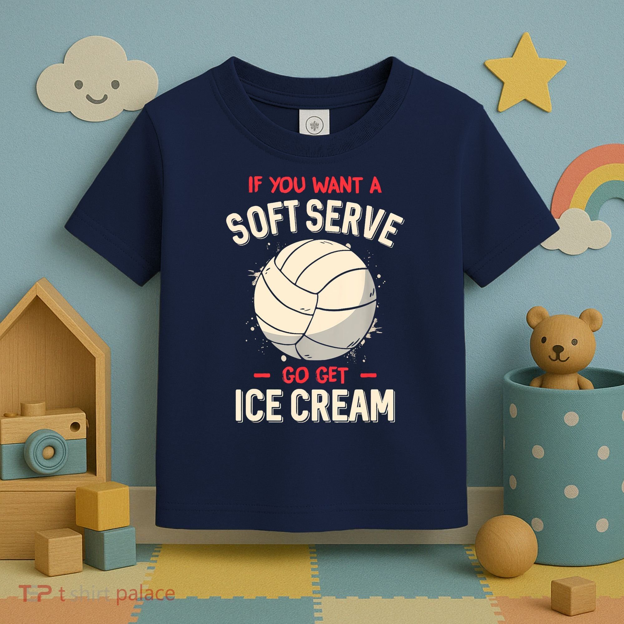 Funny Volleyball Toddler T-Shirt
