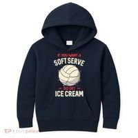 Funny Volleyball Kids Hoodie thumb 0