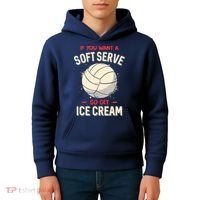 Funny Volleyball Kids Hoodie thumb 4