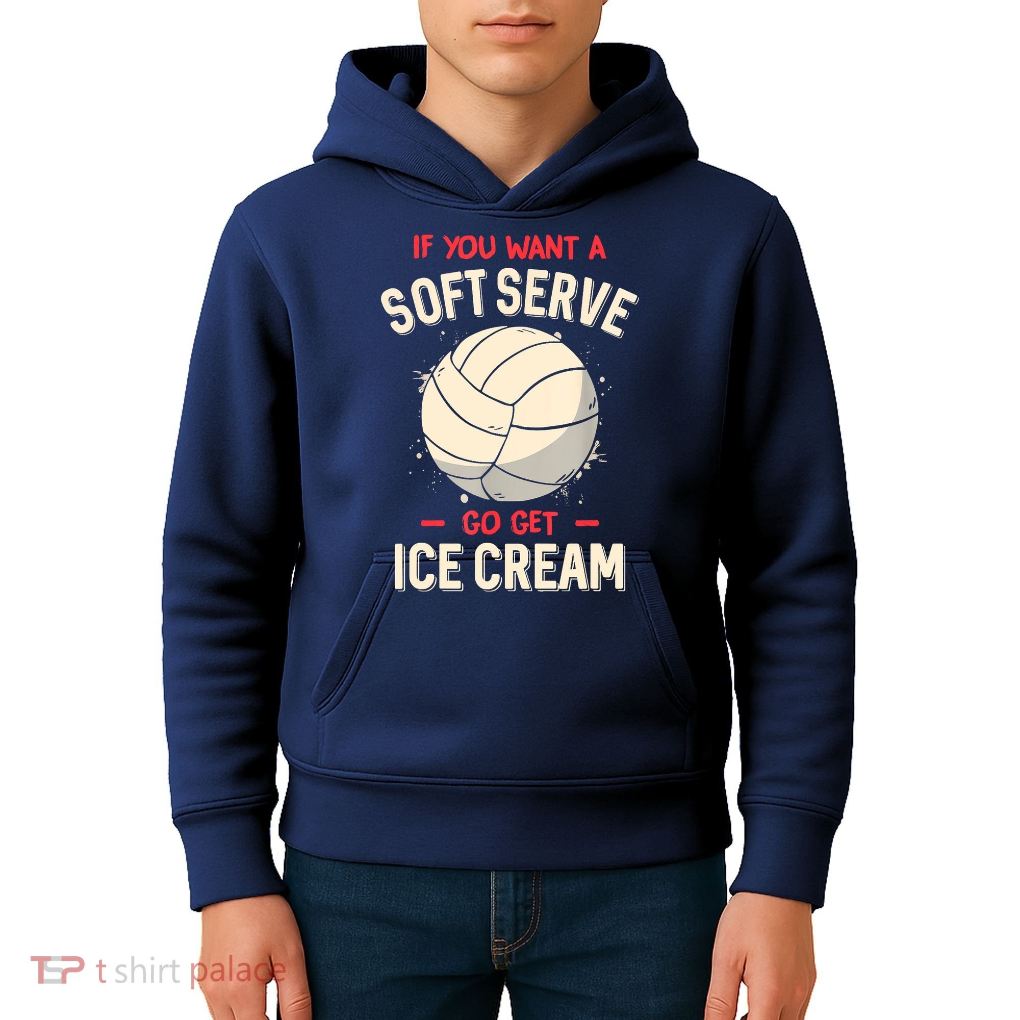 Funny Volleyball Kids Hoodie