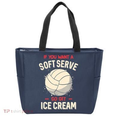 Funny Volleyball Tote Bag