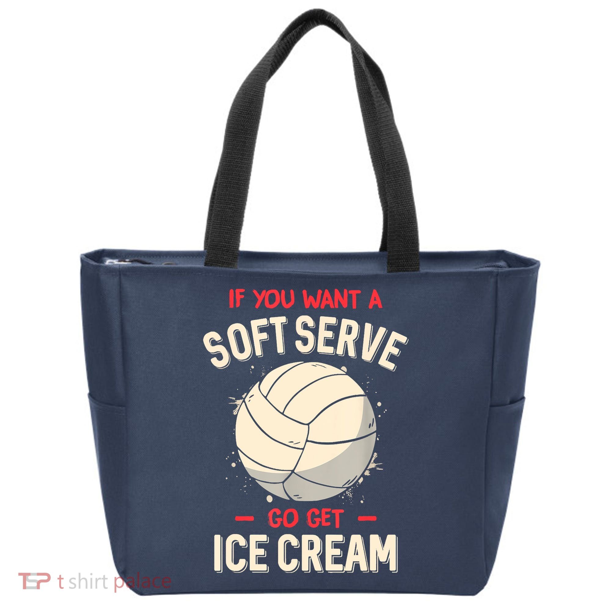 Funny Volleyball Tote Bag