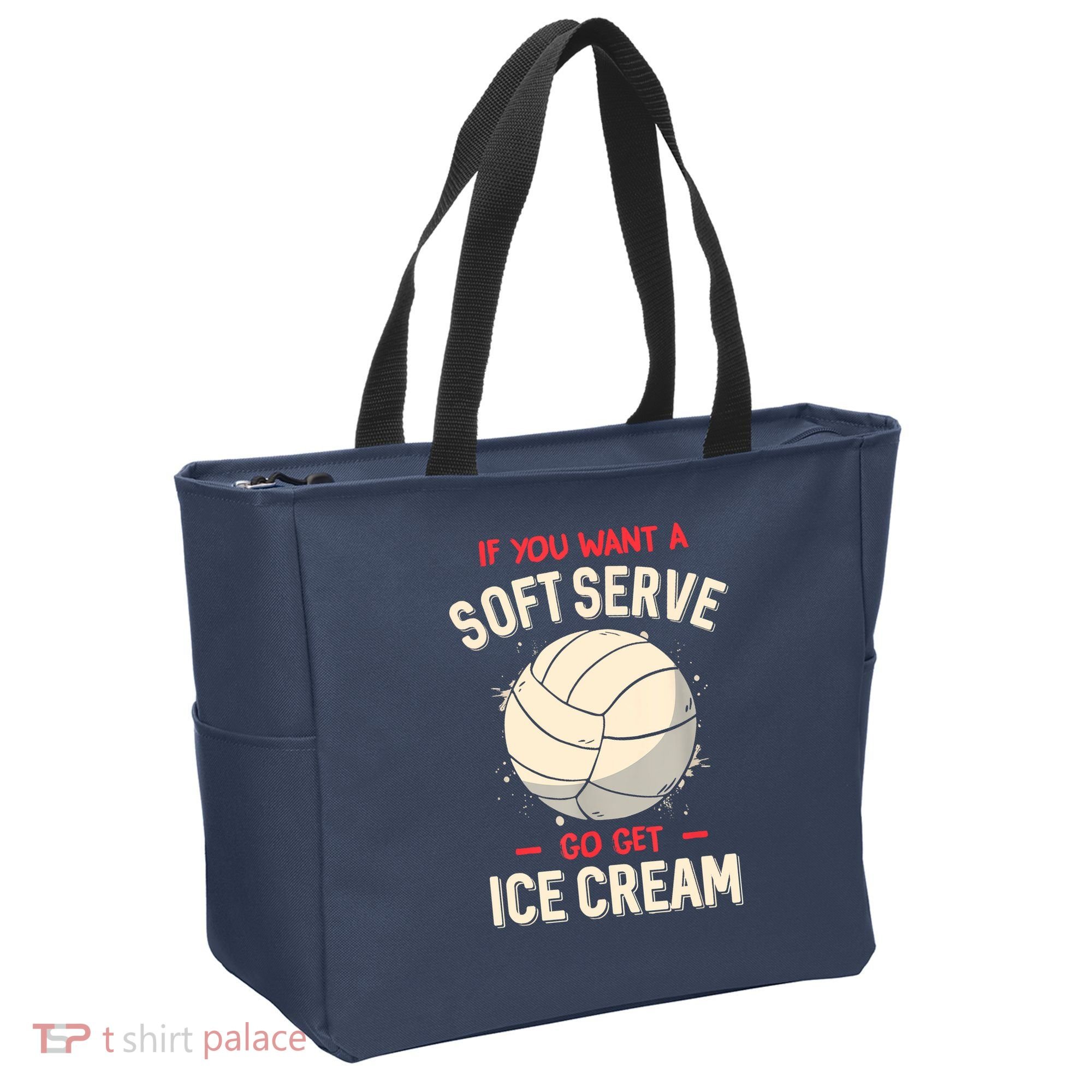 Funny Volleyball Tote Bag