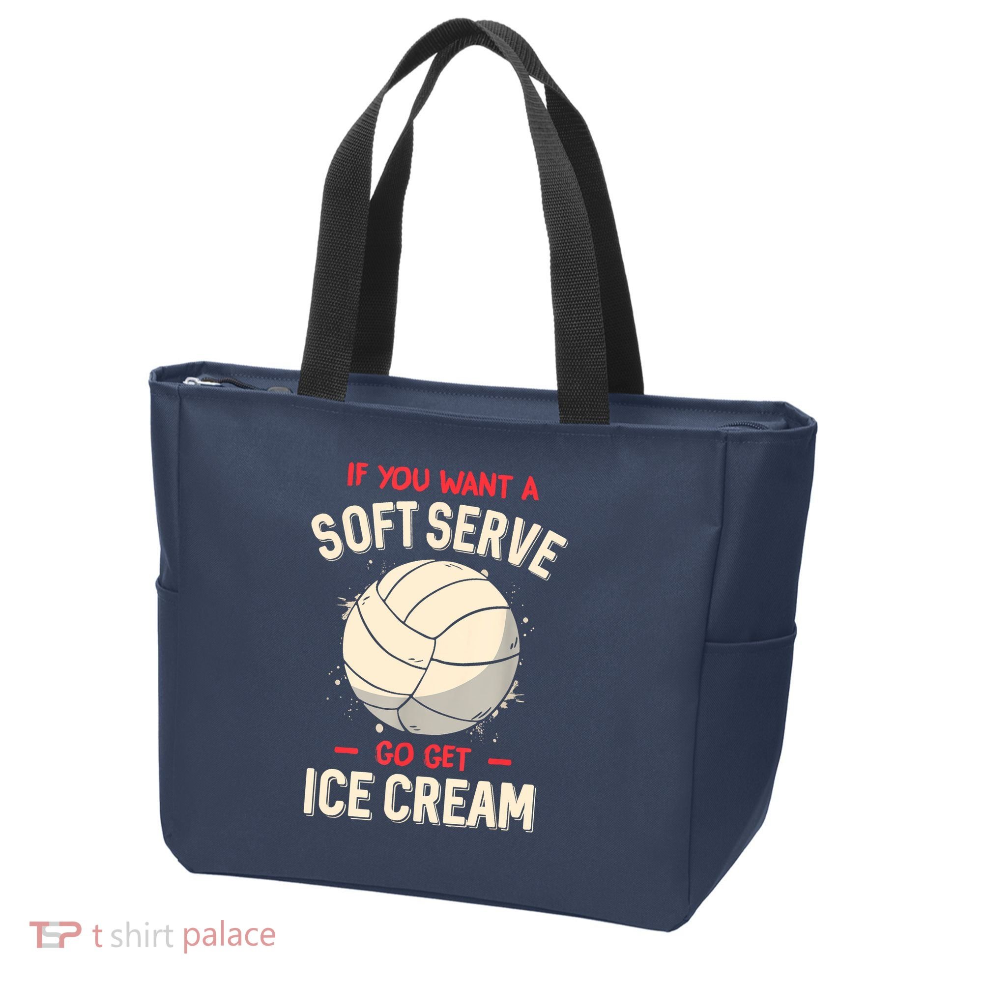 Funny Volleyball Tote Bag