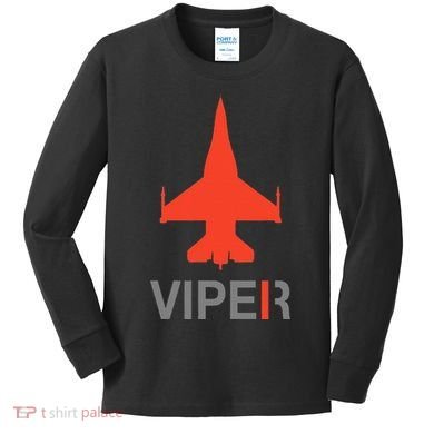 F16 Viper Kids Long Sleeve Shirt
