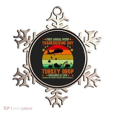 Funny Vintage First Annual WKAP Turkey Drop Ornament