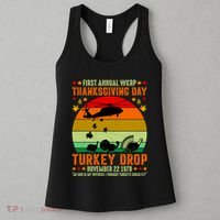 Funny Vintage First Annual WKAP Turkey Drop Women's Tank Top thumb 3