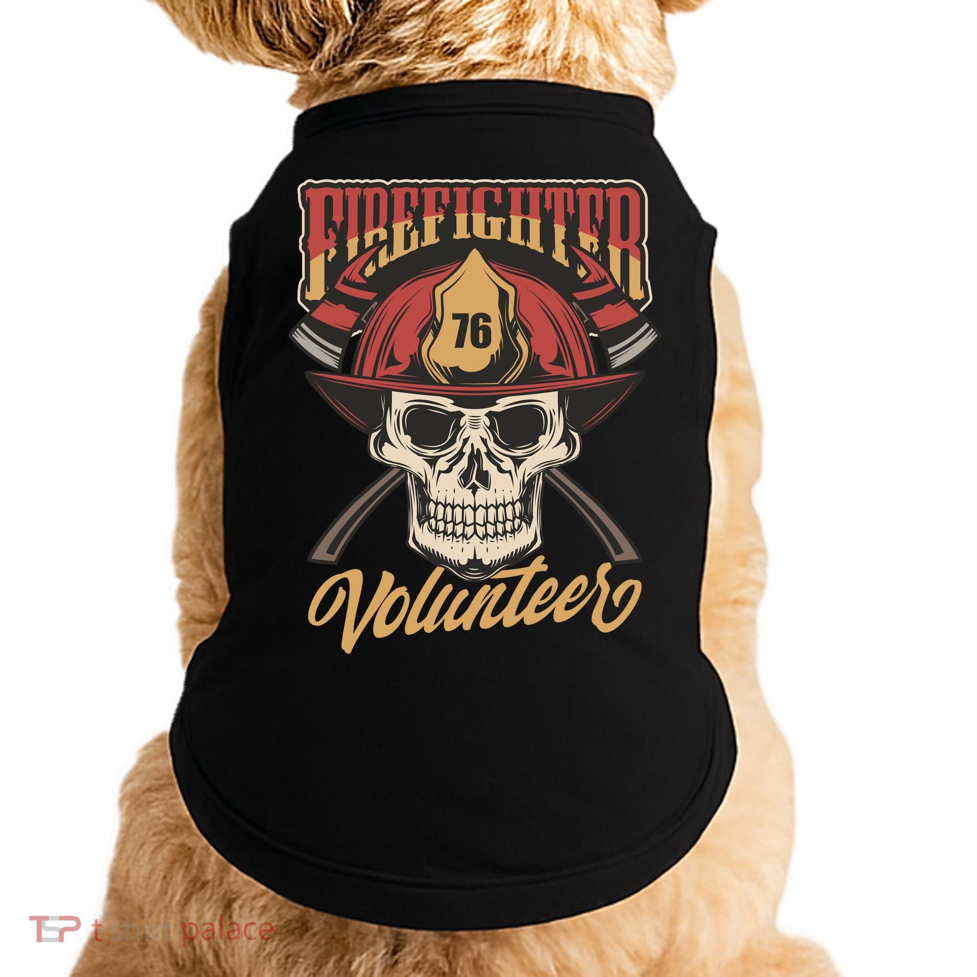Firefighter Volunteer Doggie Tank