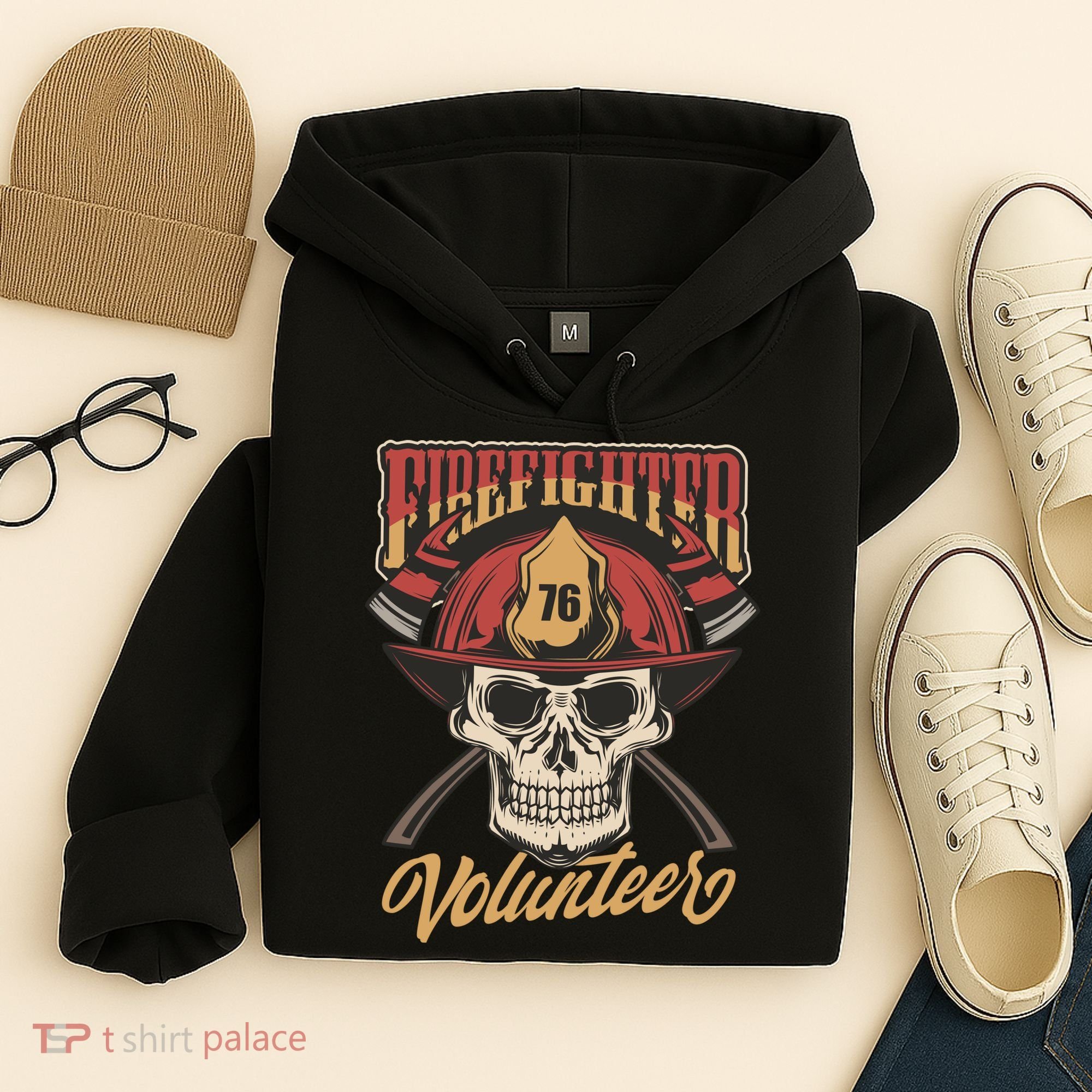 Firefighter Volunteer Hoodie