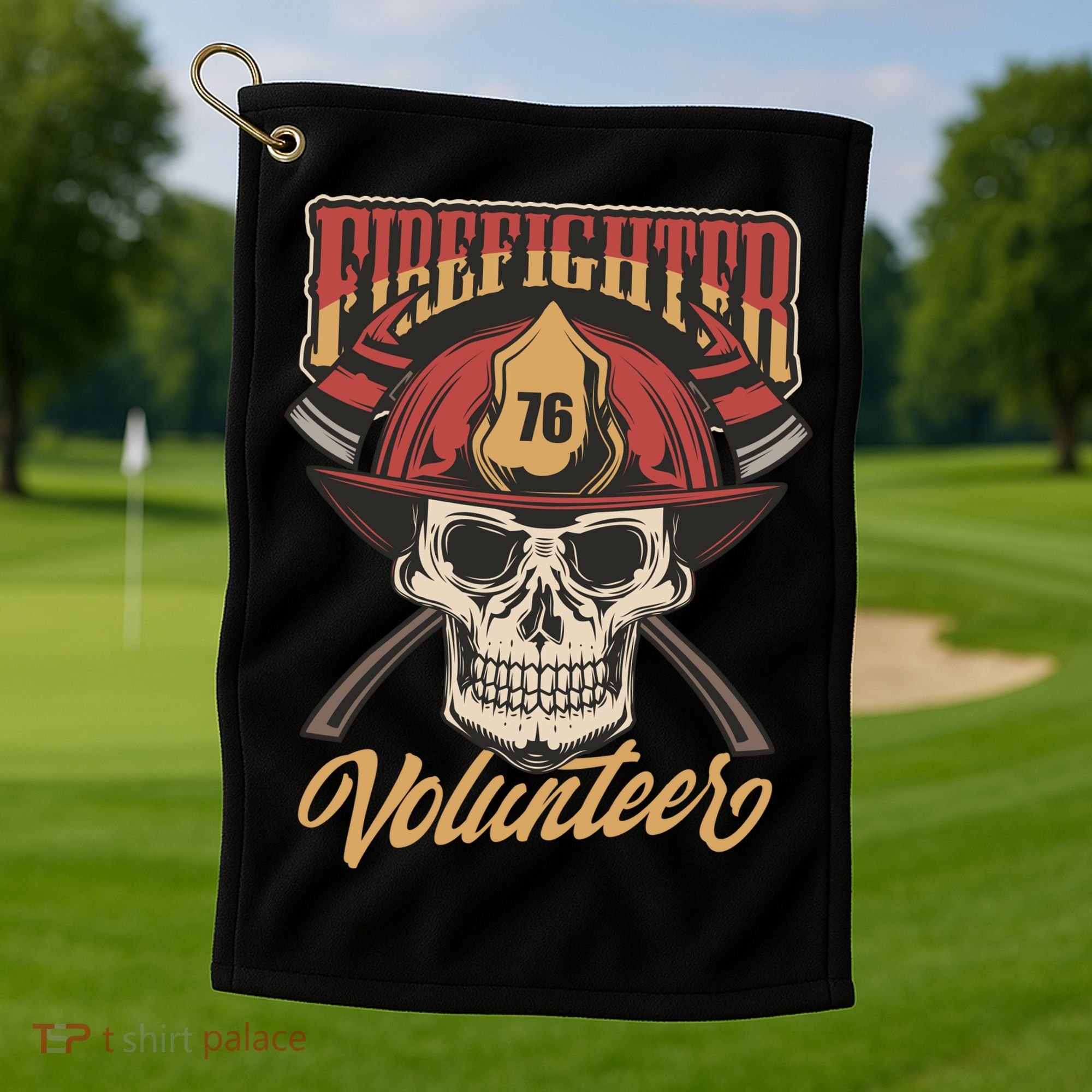Firefighter Volunteer Golf Towel