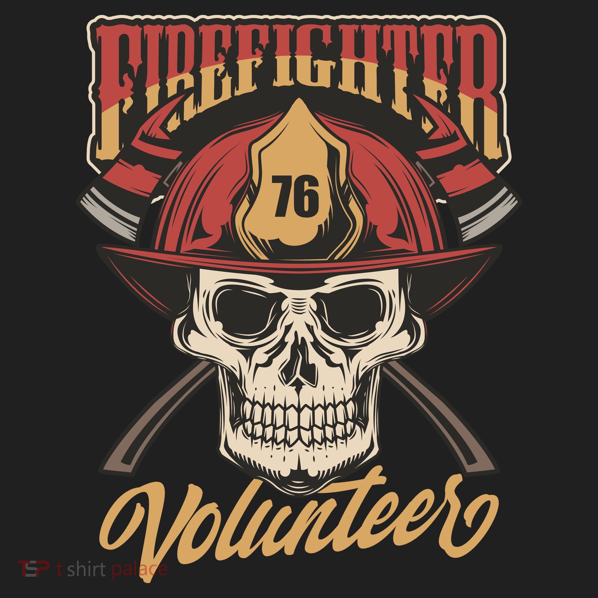 Firefighter Volunteer Golf Towel