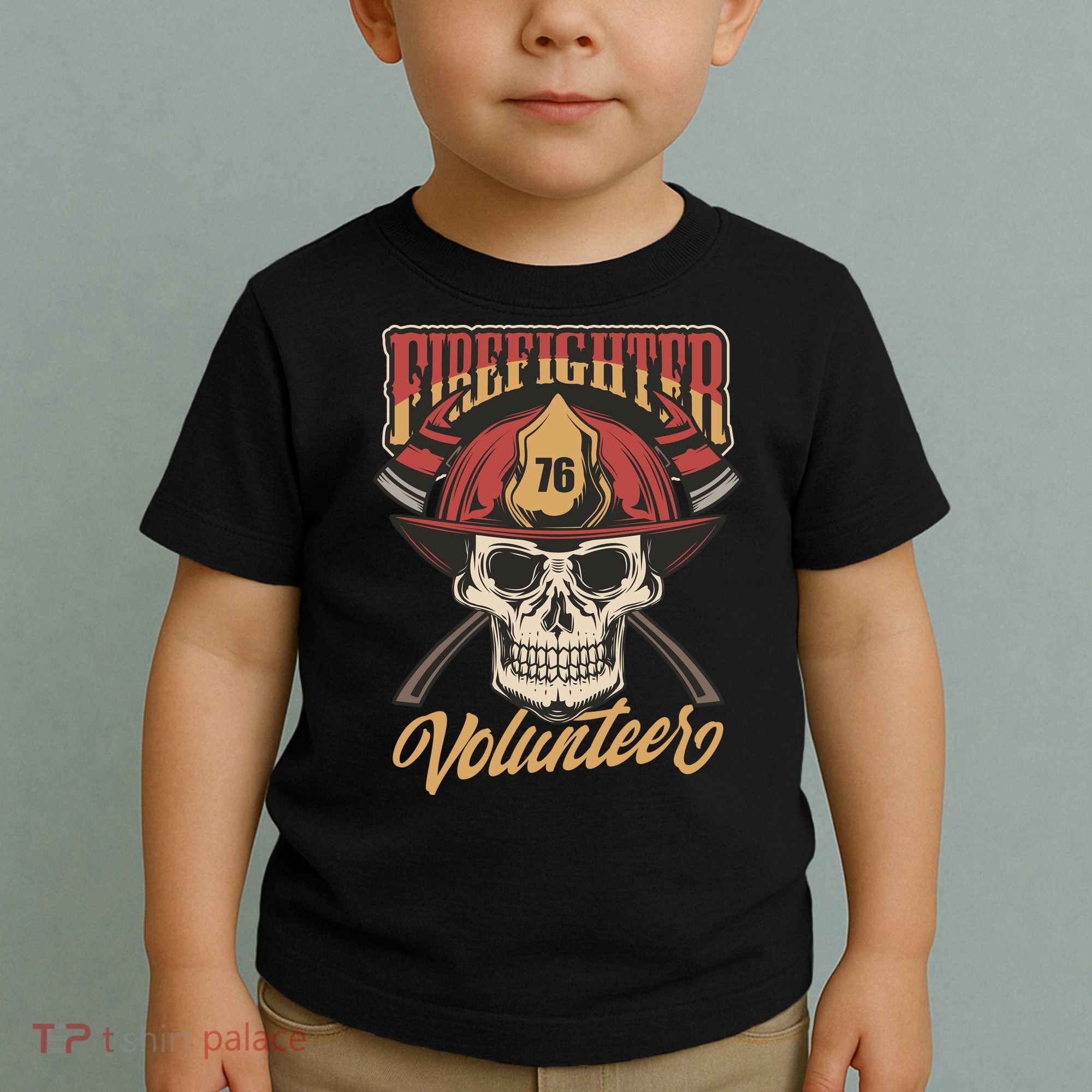 Firefighter Volunteer Toddler T-Shirt