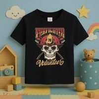 Firefighter Volunteer Toddler T-Shirt thumb 3