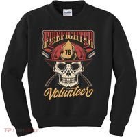 Firefighter Volunteer Kids Sweatshirt thumb 0