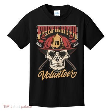 Firefighter Volunteer Kids T-Shirt