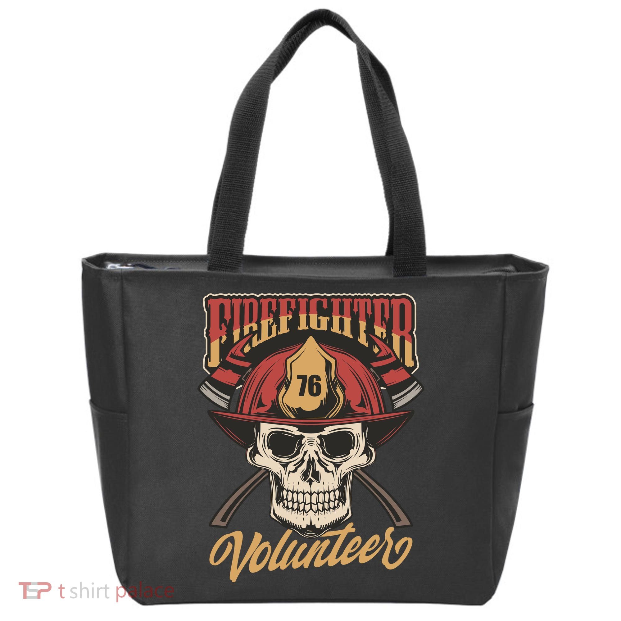 Firefighter Volunteer Tote Bag